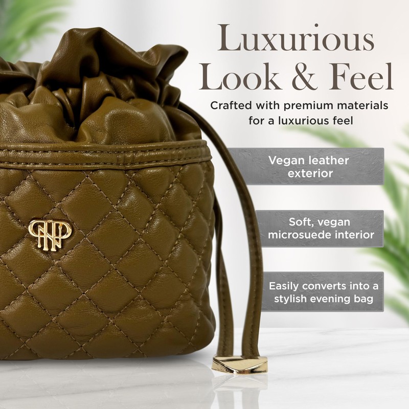 PurseN Ultra Jewelry Case - 10 Removable Pouches - Converts