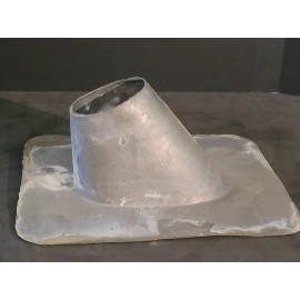 Unbranded Vintage NEW Solid Lead 3" or 4" Inch Angled Vent Stack Rook Flashing