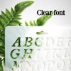 Alphabet Painting 4 PCS Assorted Styles Plastic Number and Letter