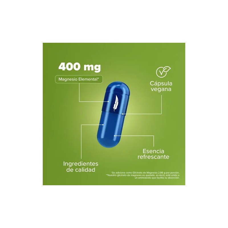 Birdman Glicinato de Magnesio 400 Mg | Sin Aditivos |