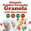Food to Live Organic Golden Crunchy Granola with Strawberries, 1.5