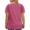 Plus Size Workout Tops 2025 Summer Sexy v Neck Puffy