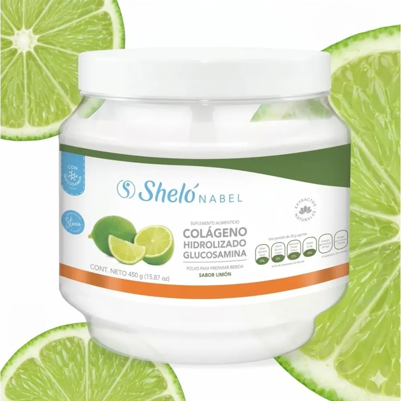 Pack 3 Glucosamina Sheló Nabel Limón 450g