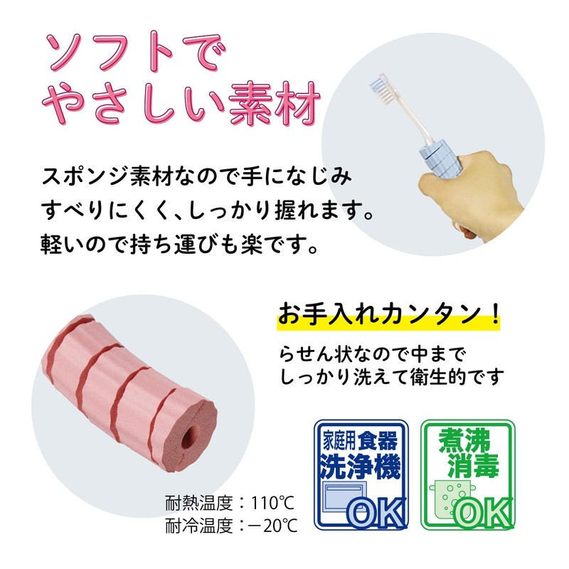 Petit Aid HS-N15 Taiwa Petite Aid Kurukuru Grip, Blue, Convenient