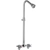 Aolemi Outdoor Shower Kit Fixtures Faucet System Double Handle Exposed