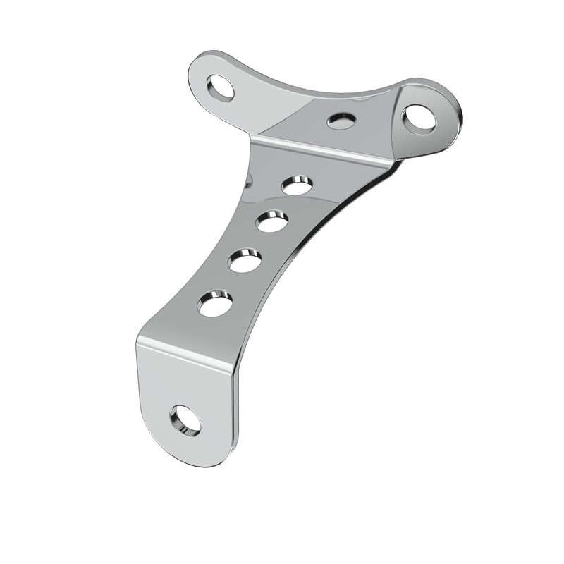 Lexoro Universal No-Brow Headlight Mount Bracket – 3.5″ Riser Spacing,