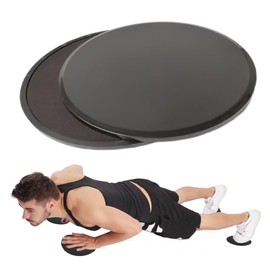 MAEXUS Core Slider Multi-purpose Core Slider (2 Pack) Black Slide Disc Core Training, Home Gym Exercise Equipment, Muscle Training, Core Training, Abdominal Training, Yoga Equipment, Convenient