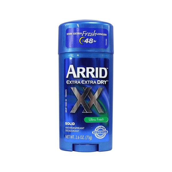 Arrid Deodorant 2.6 Ounce Solid Xx Ultra Fresh (76ml) (2 Pack)