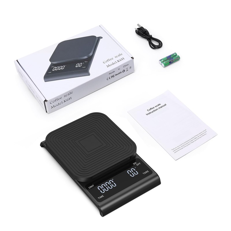 Coffee Scale with Timer and Digital Display