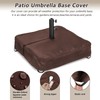 Rileytee Patio Umbrella Base Cover,Outdoor Heavy Duty 600D Waterproof Anti-UV