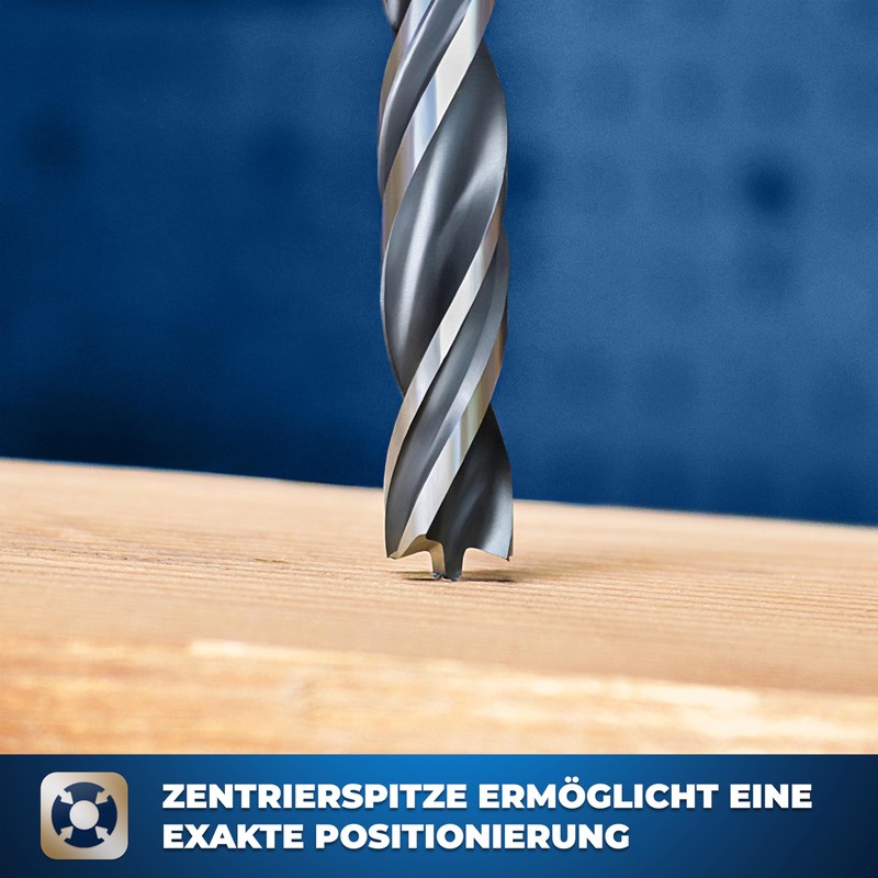 S&R - Wood Drill Bit Set - 8-Piece Twist Drill