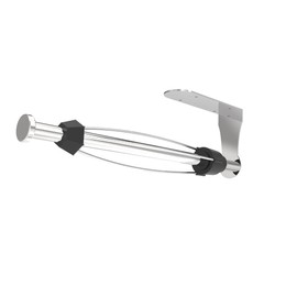 Paper Towel Holder Under Cabinet Brushed Nickel Wall Mounted Hanging Paper Towel Holders Under Counter Paper Rack with Ratcheting for Kitchen Bathroom Rv Silver Mounted Vertically Or Horizontally
