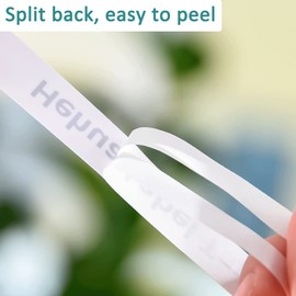 Hehua Compatible 1/4" (0.23") Laminated Tape Replacement for Brother P-Touch TZe-211 TZe211 TZ211 TZ-211 Label Tape, 6mm x 8m Black on White TZ Label Tape, Water Resistant, 10-Pack