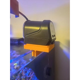 Neptune Systems Apex Feeder 3D Printed Bracket for Rimless Aquarium