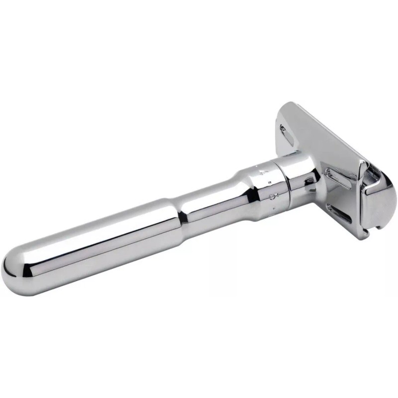 MERKUR FUTUR Adjustable Double Edge Safety Razor - Polished Chrome