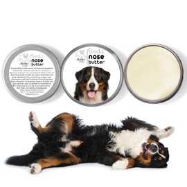 The Blissful Dog Bernese Mountain Nose Butter, Versatile Dog Nose Balm for Dry Nose, Handcrafted Nose Moisturizer, Easy-to-Apply Dog Essentials, Unscented, 1 oz.
