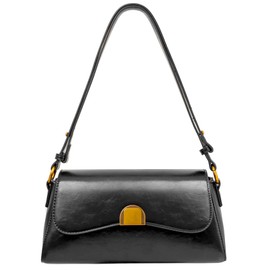 HILELIFE Shoulder Bag for Women, Crossbody Hobo Handbag Classic Small Purse Leather Handbag with Adjustable Strap