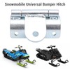 Snowmobile Bumper Hitch, Universal Snowmobile Bumper Tow Hook Replacement for