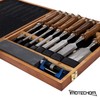 IMOTECHOM 10-Pieces Woodworking Wood Chisel Set with Wooden Box, Honing