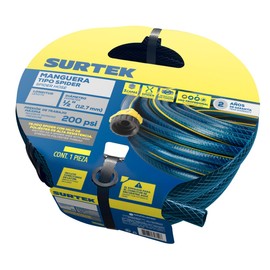Surtek M12S20P Manguera para jardín spider con conector plástico 1/2", 20 m