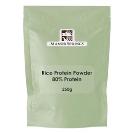 Brown Rice Protein Powder 250g - 80% Protein Content by Manor Springs