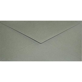 Netuno Keaykolour Sequoia Envelopes Algae Green 110 x 220 mm 120 g Elegant Envelope Made of Recycled Paper High-Quality Colourful Envelope Elegant DL for Wedding Invitations Easter Cards Christmas