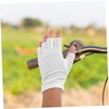 BIUDECO 1 Pair Summer Fingerless Gloves for Women Men UV