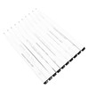 10Pcs 0.5mm Micro Line Pens Excellent Black Inks Smoother Writing