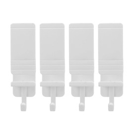 4Pcs Bathroom Hook Good Stickiness Waterproof Anti Slip Large Utility Hooks for Kitchens Living Rooms Bathrooms Bedrooms