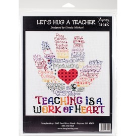 Imaginating Counted Cross Stitch Kit 10"x8.5"-let's Hug A Teacher (14 Count)