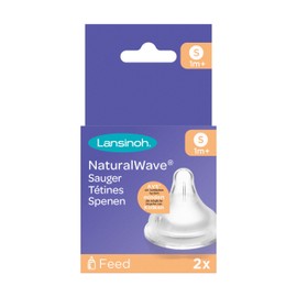 Lansinoh 75940 NaturalWave Teats, Pack of 2 transparent