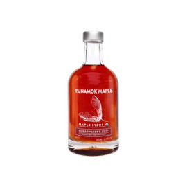 Runamok Maple Syrup Organic Sugarmaker's Cut - Grade A Vermont Maple Syrup, Amber Color, Rich Taste | Pure Organic Maple Syrup & 100% Natural | Classic Breakfast & Pancake Syrup | 12.68 Fl Oz (375mL)