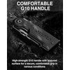 WORKPRO 3-Pack Folding Utility Knife Set, G10 Handle Box Cutter