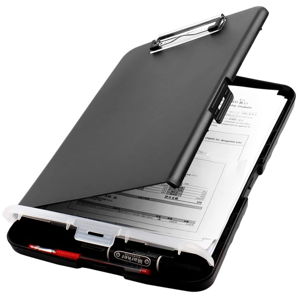 HWPRATO Clipboards Nursing Clipboard Foldable Clipboard with Storage File Folder