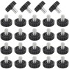 Suytvenxau 24 PCS M8 Screw On Furniture Glide Leveling Foot,