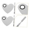 Healvian 2sets Nail Art Mixing Palette Cosmetic Makeup Tray Blending