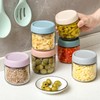 NETANY 6-pack 10oz Glass jars with Airtight Lids, Overnight Oats