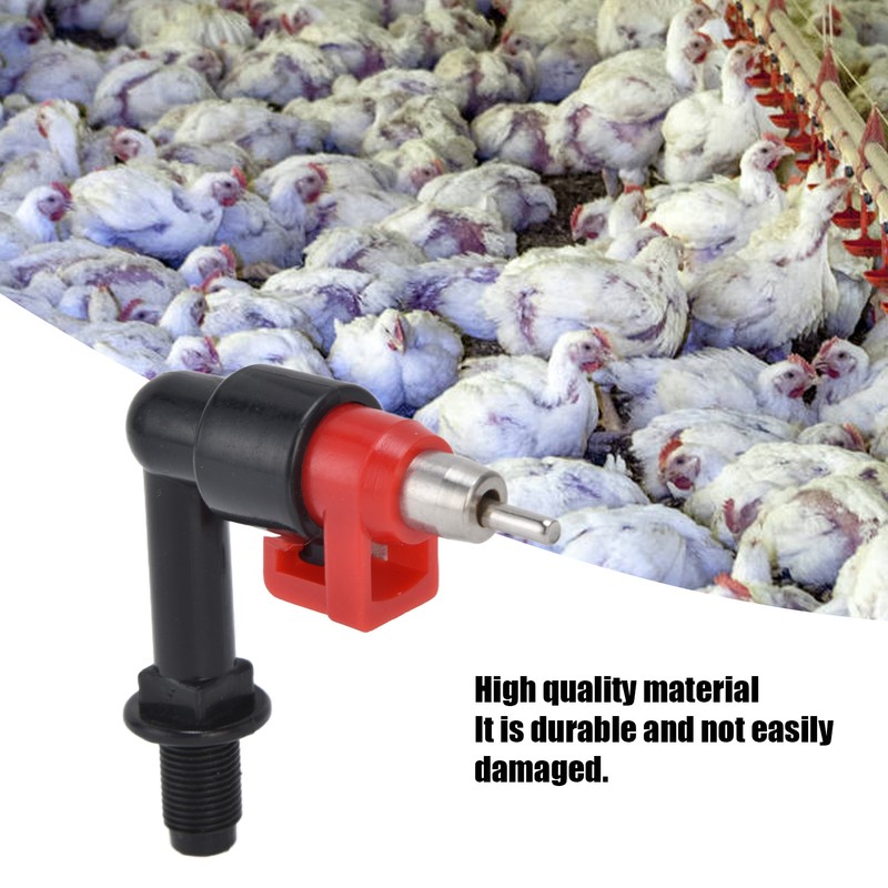 12Set G1/8 Male Thread Chicken Water Cup Automatic Switchable Chicken