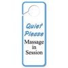 Graphics and More Quiet Please Massage in Session Plastic Door