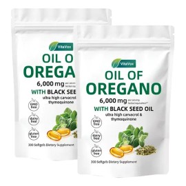 2pc Ofertaaceite De Orégano Puro En Cápsulas Blandas Premium