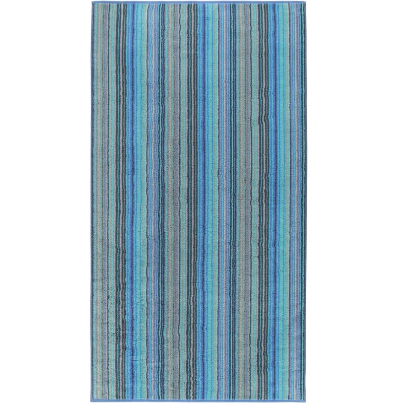Cawö Home Hand Towels Luxury Home Multistripe 601 Blue -