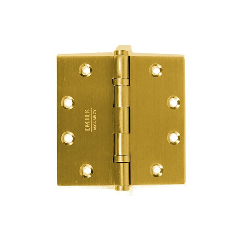 Emtek 96415US4 4.5" x 4.5" Solid Brass Square Corner Ball