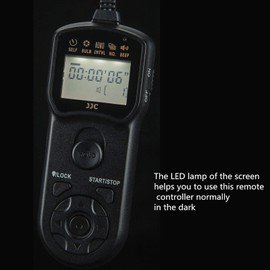 JJC MC-DC2 Timer Remote Control for Nikon Z6 III Z6II Z7II Z5 Z6 Z7 D750 D780 P950 P1000 D7500 D7200 D5600 D5500 D5300 D5200 D5100 D5000 D3300 D3200 D7000 D7100 D610 D600 Cameras