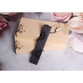 Natural Wood Carved Bookmark with Tassel Special Gifts for Teachers, Students, Seniors and Young Generations