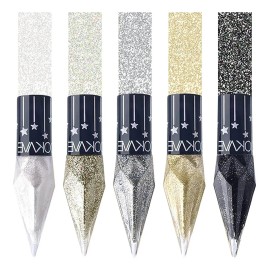 Delineador Líquido Brillante Purpurina 5pcs