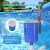 MUWOOB Above Ground Pool Skimmer with 5 Pool Skimmer Socks,