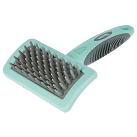 Kerbl 80055 Massage Brush for Dogs and Cats (Massage Brush with TPR Bristles, Care Brush)