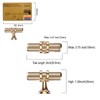 Amerdeco 10 Pack Gold Cabinet Knobs 2 Inch Length Single