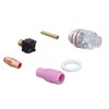 6Pcs TIG Welding Accessory Set 4# Ceramic Nozzle 2.4mm Electrode