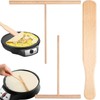 Crepes distributor, 3 pieces crepe slider, baking tools, T-shape crepes